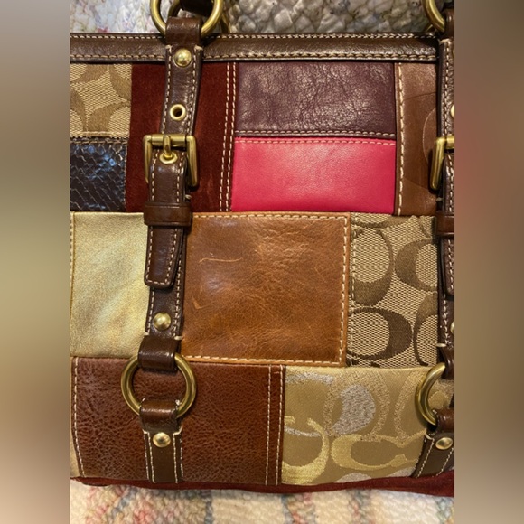 Coach Y2K Legacy Patchwork 10437 Limited Edition Tote Shoulder Bag - Picture 8 of 14